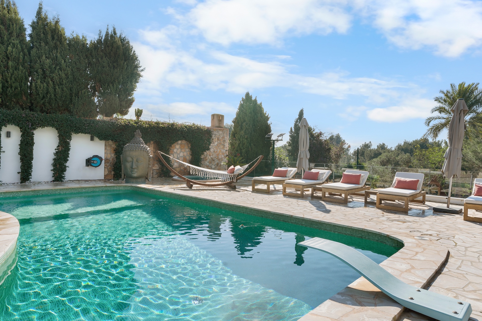 Resa Estates Paco for sale te koop finca paddel Ibiza pool area.jpg